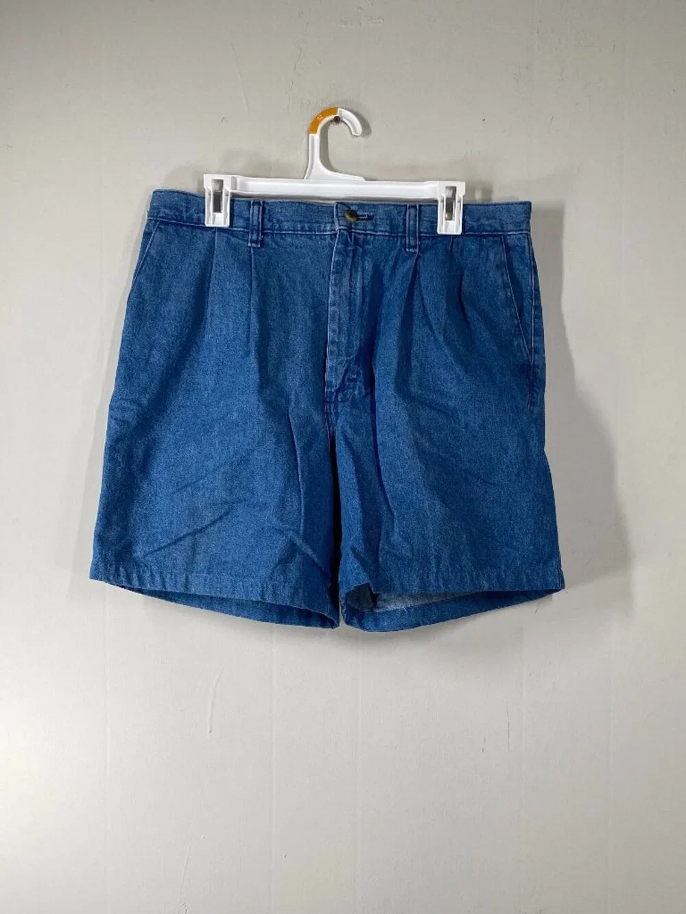 Timbercreek by Wrangler Denim Chino Shorts Men's 34 High Rise Blue Casual